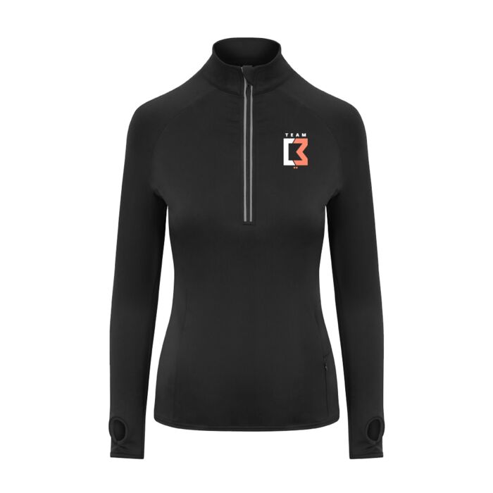 Cool-Flex Girlie Half Zip Top Thumbnail