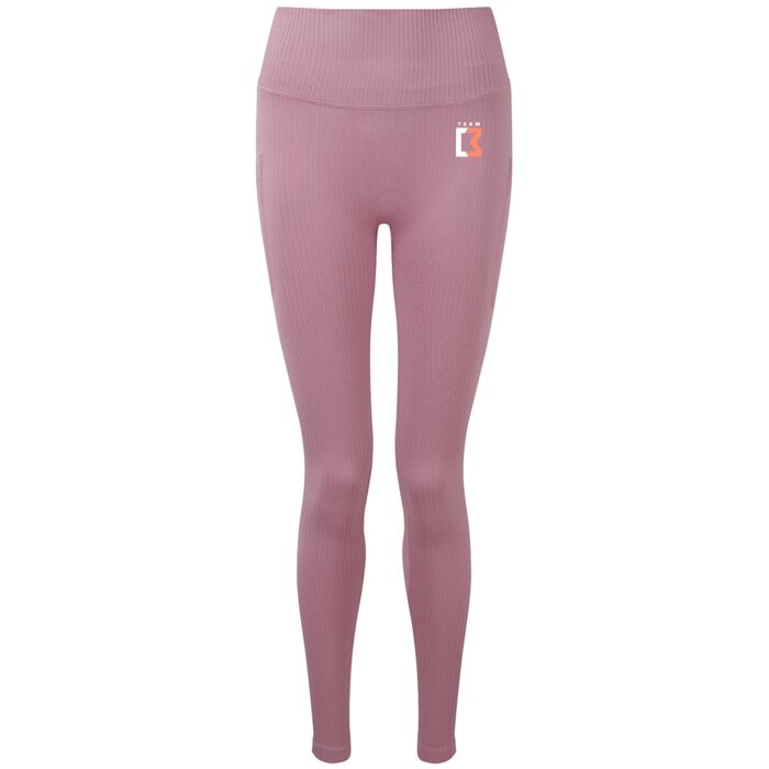 Women's ribbed seamless 3D fit multi-sport leggings Thumbnail