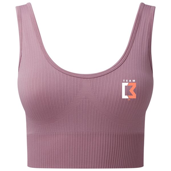 Ribbed Seamless 3D Fit Multi-Sport Bra Thumbnail