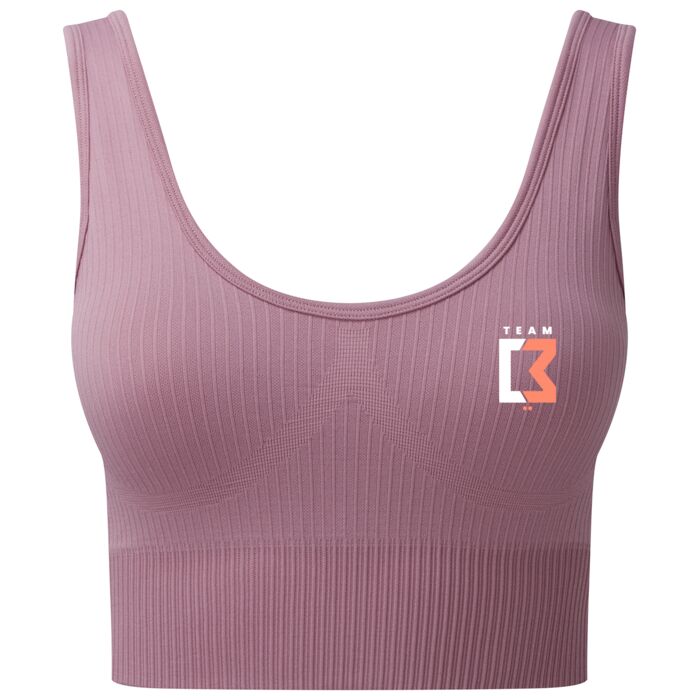 Ribbed Seamless 3D Fit Multi-Sport Bra Thumbnail