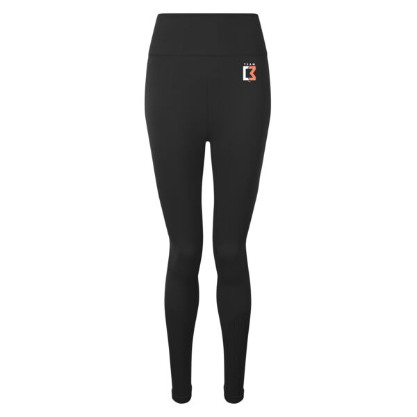 Team CBM - Seamless '3D Fit' multi-sport sculpt solid colour leggings Thumbnail